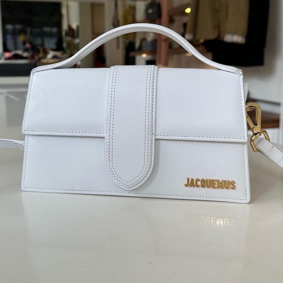 Jacquemus Handbags - JACQUEMUS Le Grand Bambino leather shoulder bag
